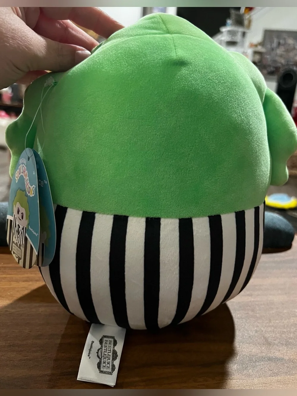 New! Beetlejuice Squishmallow Halloween 8 in Plush Toy Gothic Cult Classic NWT